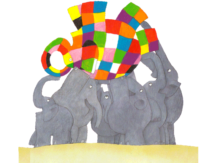 Elmer, l'elefante variopinto