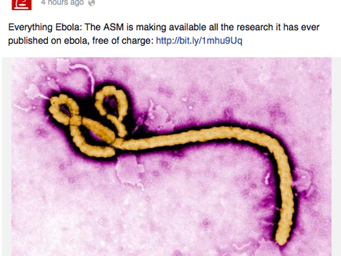 #AAAS and ASM free up Ebola papers show they don't care about HIV, malaria, TB, etc.