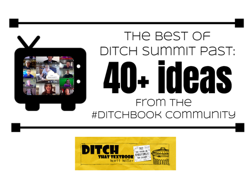 The best of Ditch Summit past: 40+ ideas from the #Ditchbook community