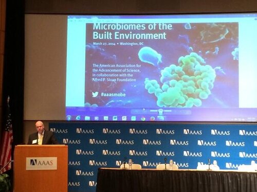 #AAASMoBE AAAS Meeting on Microbiomes of the Built Environment