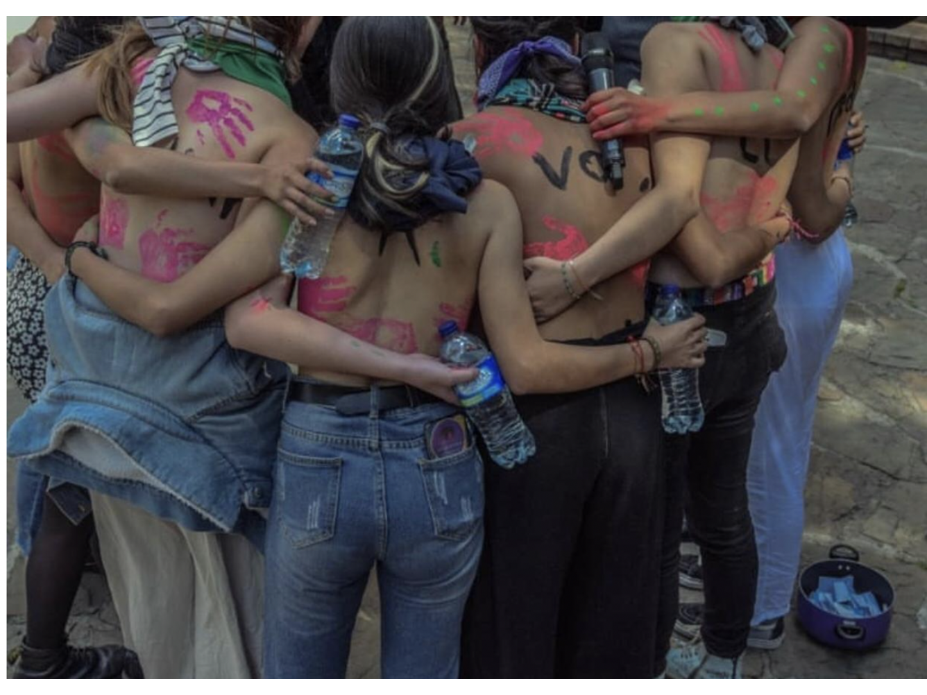 Protesting sexual assault in Colombia