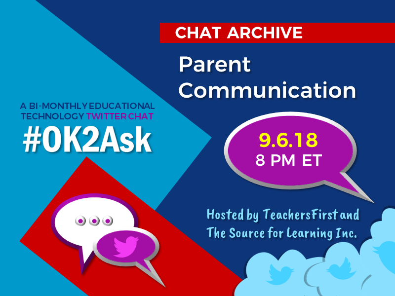 Twitter Chat: Tech Tools for Parent Communication