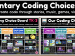 Elementary Coding Choice Boards 2021