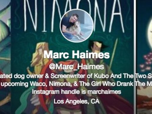 #Scriptchat Transcript: Marc Haimes @Marc_Haimes talks writing for animation. January 21, 2018