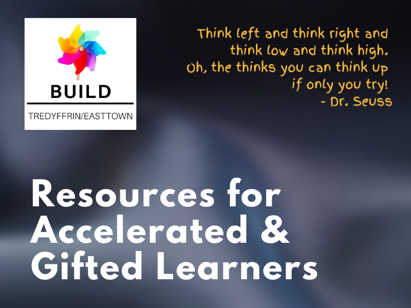 Resources for Accelerated & Gifted Learners