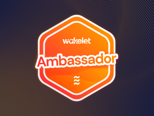 Mrs D's Wakelet Ambassador application