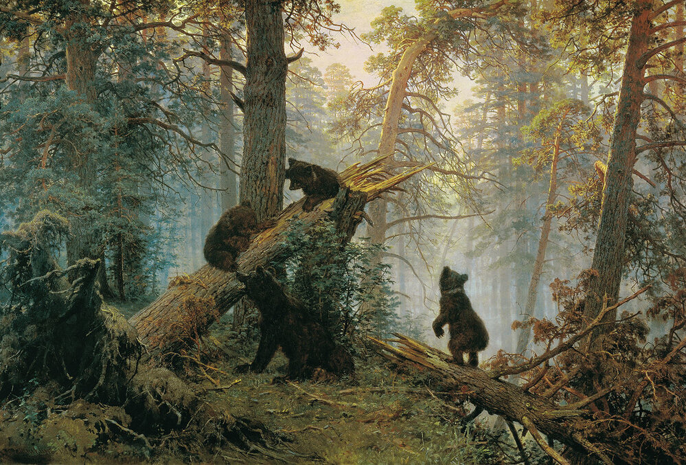 Ivan Chichkine, Un matin dans une forêt de pins, 1889