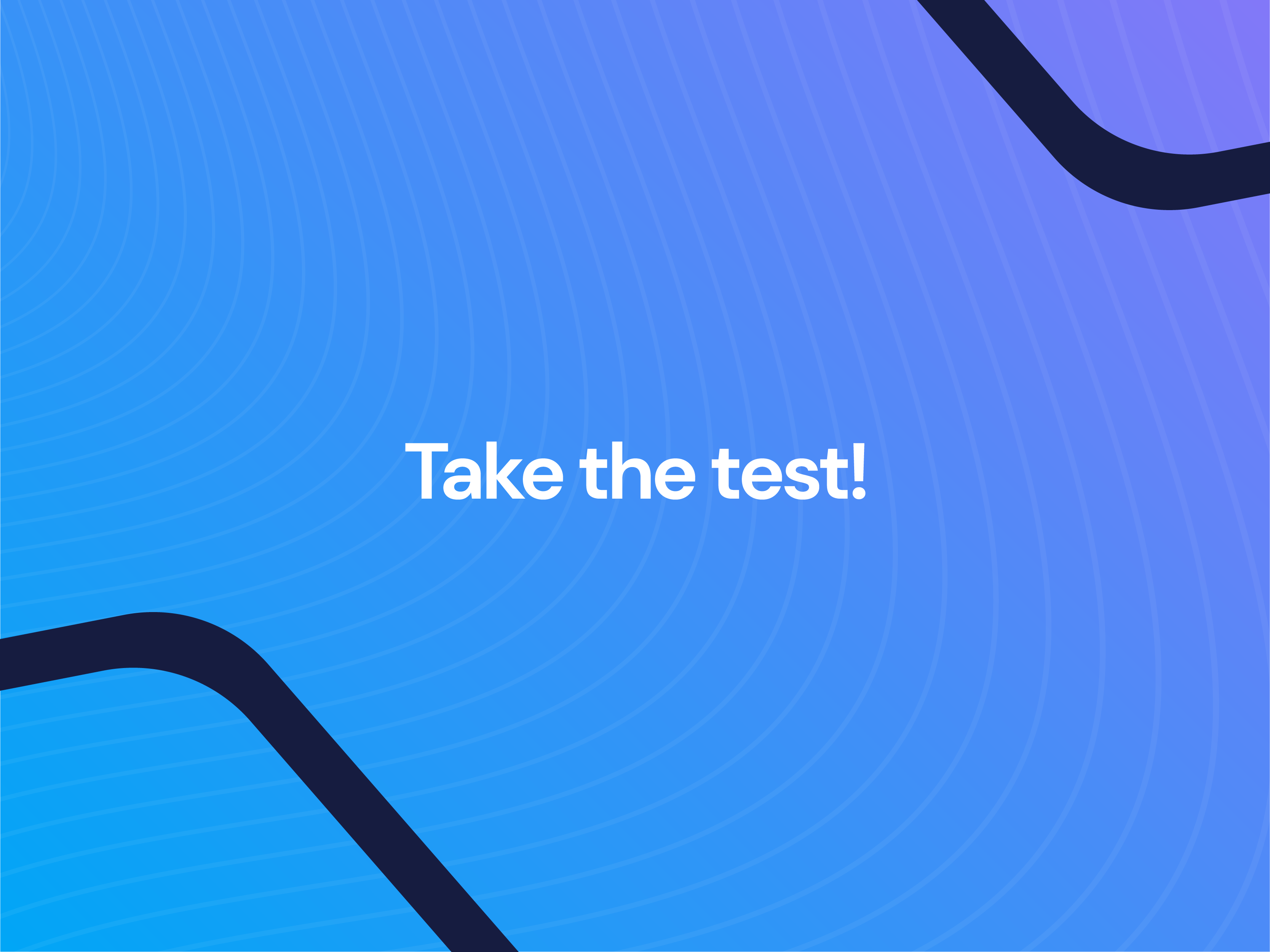 Take the test