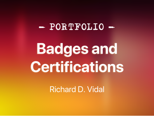 Badges and Certifications