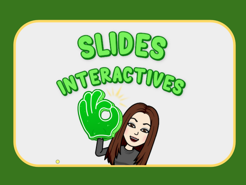 Google Slides Interactive Exemplars