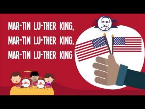 Martin Luther King Song | Song Lyrics Video for Kids | The Kiboomers