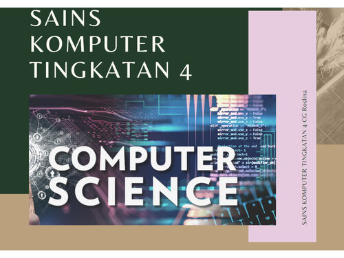 4 buku komputer tingkatan teks sains Sains Komputer