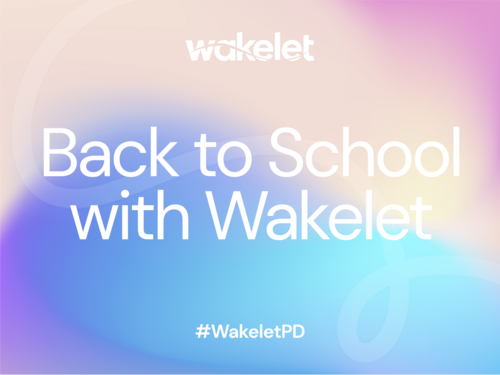 Back To School With Wakelet