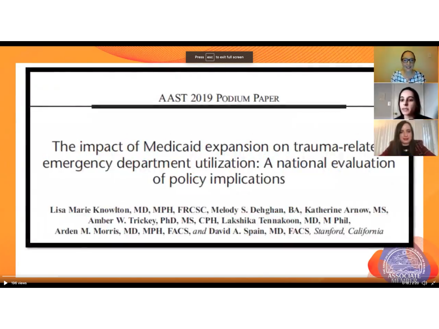 The Impact of Medicaid Expansion on Trauma-related Emergency Department Utilization: A National Evaluation of Policy Implications